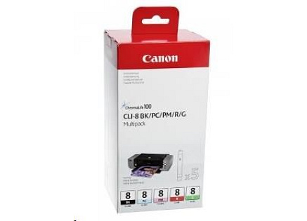 Canon CARTRIDGE CLI-8 BK/PC/PM/R/G MULTI-PACK pro MP500,510,520, MP600, MP800,810, MP970