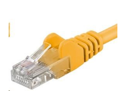 PREMIUMCORD Patch kabel UTP RJ45-RJ45 CAT5e 1.5m žlutá