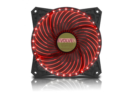 EVOLVEO 12L2RD ventilátor 120mm, 33 LED, červený, 3pin
