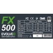 EVOLVEO FX 500 , zdroj 500W ATX, 14cm, tichý, 80+, bulk, záruka 3 roky