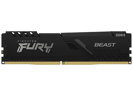KINGSTON DIMM DDR4 16GB 3600MT/s CL18 FURY Beast Černá KINGSTON DIMM DDR4 16GB 3600MT/s CL18 FURY Beast Černá
