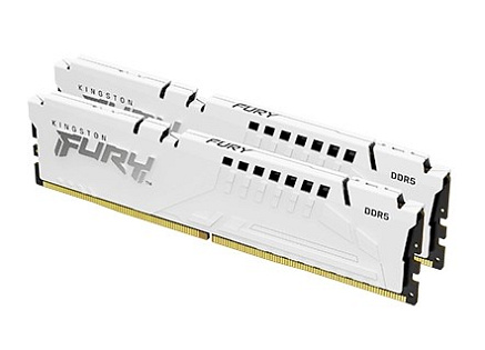 KINGSTON DIMM DDR5 64GB (Kit of 2) 6000MT/s CL36 FURY Beast Bílá EXPO KINGSTON DIMM DDR5 64GB (Kit of 2) 6000MT/s CL36 FURY Beast Bílá EXPO