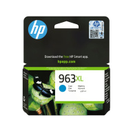 HP 963XL High Yield Cyan Original Ink Cartridge (1,600 pages)