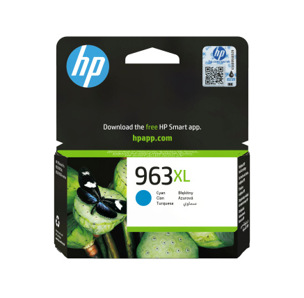 HP 963XL High Yield Cyan Original Ink Cartridge (1,600 pages) HP 963XL High Yield Cyan Original Ink Cartridge (1,600 pages)