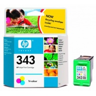 HP 343 Tri-color Ink Cart, 7ml, C8766EE (330 pages)