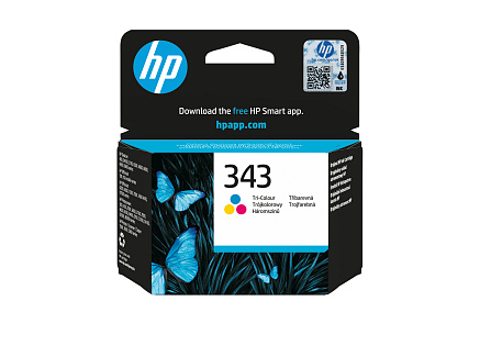 HP 343 Tri-color Ink Cart, 7ml, C8766EE (330 pages)