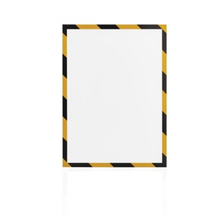 Magnetický rámeček Magnetofix A4 bezpečnostní žluto-černá (5ks)
