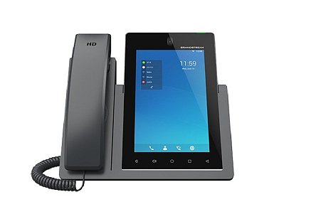 Grandstream GXV3470, IP video-telefon s Androidem 11, 16 linek, 16 SIP účtů, 2MPx CMOS kamera, Wi-Fi, 7" LCD