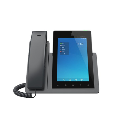 Grandstream GXV3470, IP video-telefon s Androidem 11, 16 linek, 16 SIP účtů, 2MPx CMOS kamera, Wi-Fi, 7" LCD