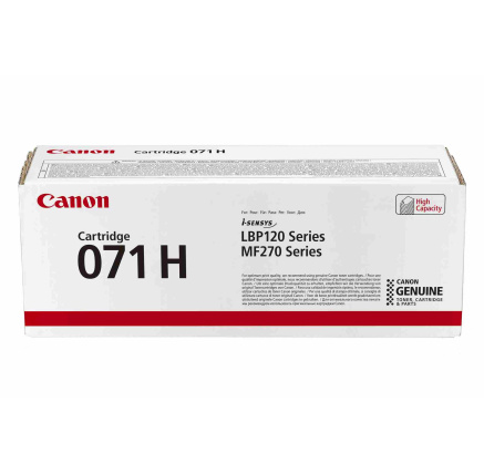Canon TONER CRG 071H BK černý pro MF275dw, MF272dw, LBP122dw (2 500 str.) Canon TONER CRG 071H BK černý pro MF275dw, MF272dw, LBP122dw (2 500 str.)