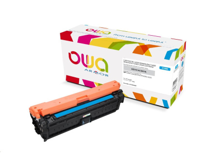 OWA Armor toner pro HP Color Laserjet CP5220, 5225, 7300 Stran, CE741A, modrá/cyan