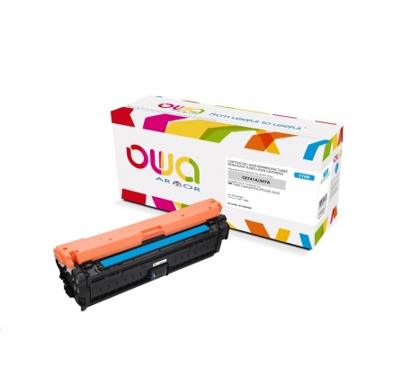 OWA Armor toner pro HP Color Laserjet CP5220, 5225, 7300 Stran, CE741A, modrá/cyan OWA Armor toner pro HP Color Laserjet CP5220, 5225, 7300 Stran, CE741A, modrá/cyan
