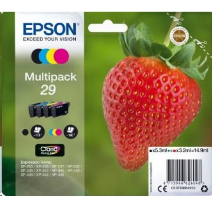 EPSON Multipack 4-colours "Jahoda" 29 Claria Home Ink