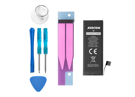 AVACOM baterie pro Apple iPhone SE 1st gen. 2016 - vysokokapacitní, Li-Ion 3,82V 2010mAh (náhrada 616-00106)