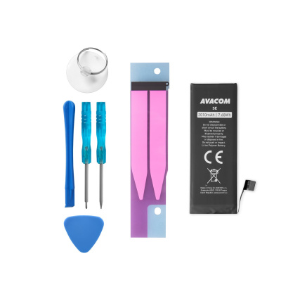 AVACOM baterie pro Apple iPhone SE 1st gen. 2016 - vysokokapacitní, Li-Ion 3,82V 2010mAh (náhrada 616-00106) AVACOM baterie pro Apple iPhone SE 1st gen. 2016 - vysokokapacitní, Li-Ion 3,82V 2010mAh (náhrada 616-00106)