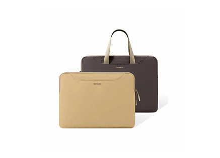tomtoc Light-A21 Dual-color Slim Laptop Handbag, 13,5 Inch - Cookie