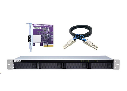 QNAP TL-R400S rozšiřující jednotka QNAP NAS s QXP-400eS-A1164 (4xSATA,1xSFF-8088) QNAP TL-R400S rozšiřující jednotka QNAP NAS s QXP-400eS-A1164 (4xSATA,1xSFF-8088)