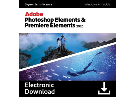 Photoshop & Premiere Elements 2026 MP ML (+CZ) Commercial 1 User, 36 Months Term License
