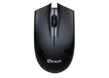 C-TECH myš WLM-08, bezdrátová, 1200DPI, 3 tlačítka, USB nano receiver, černá C-TECH myš WLM-08, bezdrátová, 1200DPI, 3 tlačítka, USB nano receiver, černá