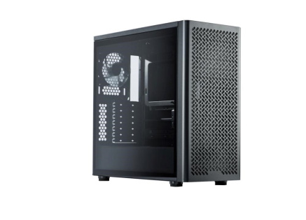 Cooler Master case Elite 502 Lite, Průhledná bočnice, ATX, 1x 120mm Fan, černá