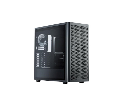 Cooler Master case Elite 502 Lite, Průhledná bočnice, ATX, 1x 120mm Fan, černá