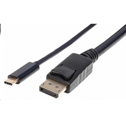 Manhattan kabel USB-C na DisplayPort, 2m, černá