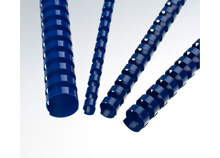 Plastové hřbety 32 modré Plastové hřbety 32 modré