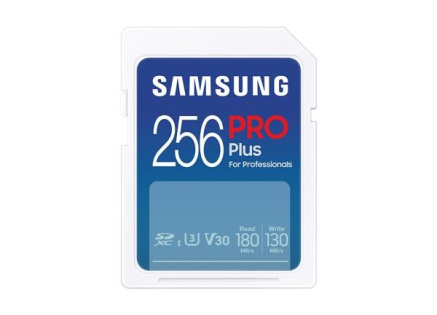Samsung SDXC karta 256GB PRO PLUS + USB adaptér