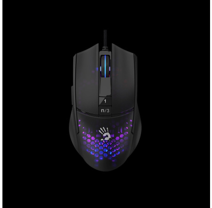 A4tech BLOODY L65 Max Honeycomb, podsvícená herní myš, 12000 DPI, černá, USB A4tech BLOODY L65 Max Honeycomb, podsvícená herní myš, 12000 DPI, černá, USB