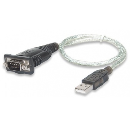MANHATTAN převodník z USB na sériový port (USB AM / DB9M, RS232), blistr MANHATTAN převodník z USB na sériový port (USB AM / DB9M, RS232), blistr