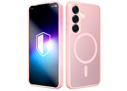 3mk ochranný kryt Misty MagCase Pink pro Samsung Galaxy S25 3mk ochranný kryt Misty MagCase Pink pro Samsung Galaxy S25