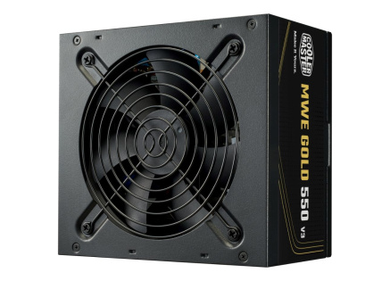 Cooler Master zdroj MWE Gold 550W V3, 120mm, 80+ Gold, ATX 3.1 Cooler Master zdroj MWE Gold 550W V3, 120mm, 80+ Gold, ATX 3.1