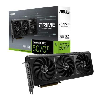 ASUS VGA NVIDIA GeForce RTX 5070 Ti PRIME 16GB, 16GB GDDR7, 3xDP, 1xHDMI ASUS VGA NVIDIA GeForce RTX 5070 Ti PRIME 16GB, 16GB GDDR7, 3xDP, 1xHDMI