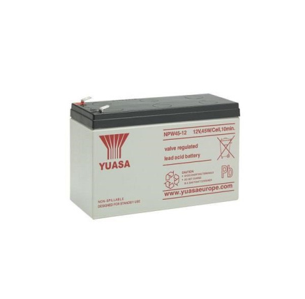 Baterie - YUASA NPW45-12 (12V/9Ah - Faston f2 250), životnost 5let Baterie - YUASA NPW45-12 (12V/9Ah - Faston f2 250), životnost 5let