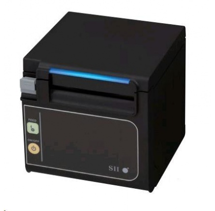 Seiko pokladní tiskárna RP-E11, řezačka, Přední výstup, Ethernet, černá