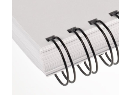 Kovové hřbety (2/1") 6,9 černé