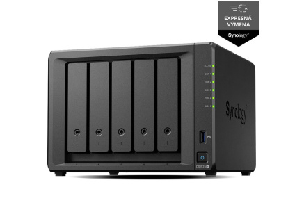 Synology DS1525+ DiskStation (4C/RyzenV1500B/2,2GHz/8GBRAM/5xSATA/2xM.2/2xUSB3.2/2x2,5GbE/1xPCIe/1xUSB-C)