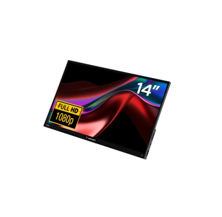 Verbatim Přenosný dotykový monitor 14" FHD LIGHT s powerbankou 5000mAh