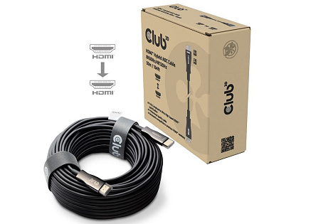 Club3D Kabel aktivní hybridní optický HDMI 2.1 8K60Hz/4K120Hz, (M/M), 50m Club3D Kabel aktivní hybridní optický HDMI 2.1 8K60Hz/4K120Hz, (M/M), 50m