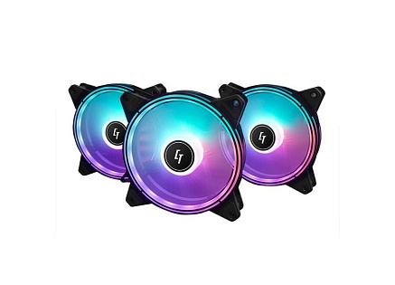 CHIEFTEC RGB větrák NF-3012-RGB, 120x120x25 mm, with 3 pin/ 4pin connector