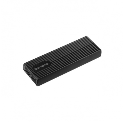 CHIEFTEC externí rámeček na M.2 PCIe NVMe/S-ata SSD Enclosure Tool-Less, s USB Type C konektorem, černá