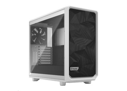 FRACTAL DESIGN skříň Meshify 2 White TG Clear Tint, USB 3.1 Type-C, 2x USB 3.0, bez zdroje, E-ATX