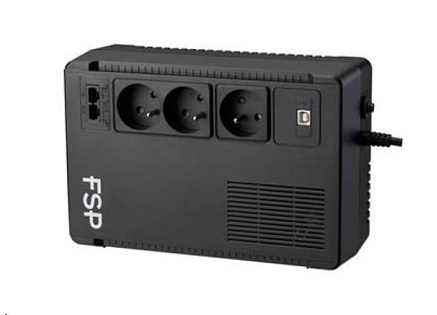 BAZAR - Fortron UPS FSP ECO 800 FR, 800 VA / 480 W, USB, RJ45, line interactive, poškozený obal