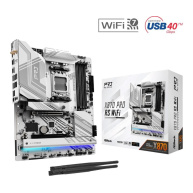 ASRock MB Sc AM5 X870 PRO RS WIFI, AMD X870, 4xDDR5, 1xHDMI, 2xUSB4, WI-FI