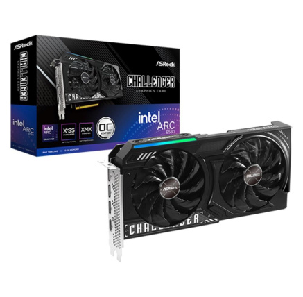 ASRock VGA Intel Arc B580 Challenger 12G OC, Arc B580, 12GB GDDR6, 3xDP, 1xHDMI