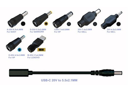 EUROCASE Koncovky pro napájecí adaptér AD-716