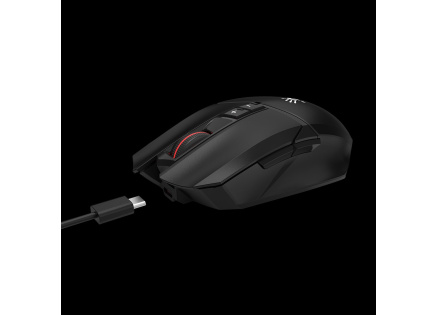 A4tech Bloody Myš R36 Ultra, bezdrátová herní myš, 12000 DPI, USB, Černá