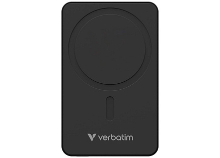 VERBATIM Powerbanka Charge 'n' Go Essentials, Magnetická, 5000 mAh, USB-C, Černá VERBATIM Powerbanka Charge 'n' Go Essentials, Magnetická, 5000 mAh, USB-C, Černá