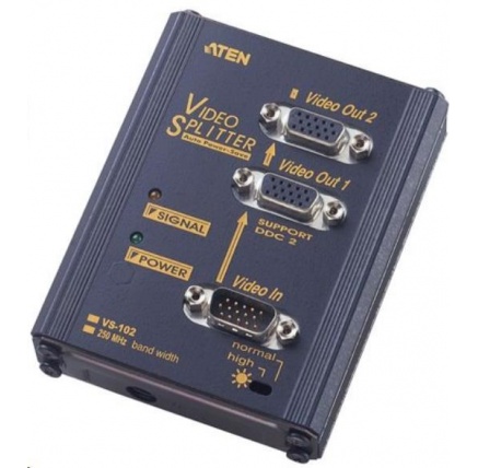 ATEN Video rozbočovač 1 PC - 2 VGA 250Mhz