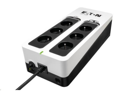 Eaton 3S 450 FR, UPS 450VA / 270W, 6 zásuvek (3 zálohované), české zásuvky Eaton 3S 450 FR, UPS 450VA / 270W, 6 zásuvek (3 zálohované), české zásuvky